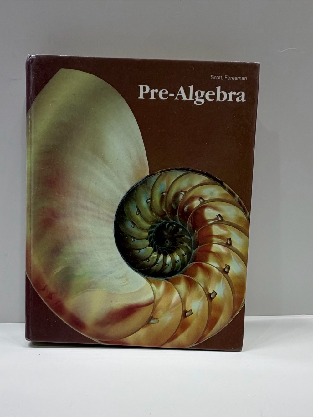 Vintage 1987 Scott Foresman Pre-Algebra Textbook